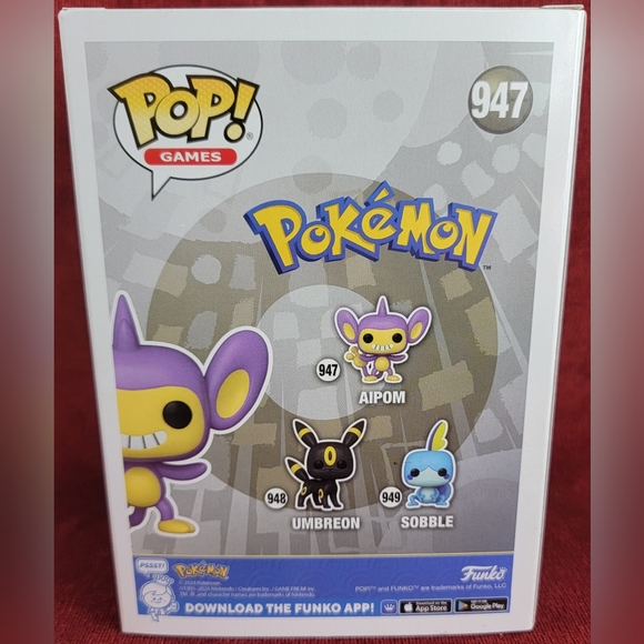 Aipom specialty series funko # 947 (nib) With pop protector - Picture 7 of 7